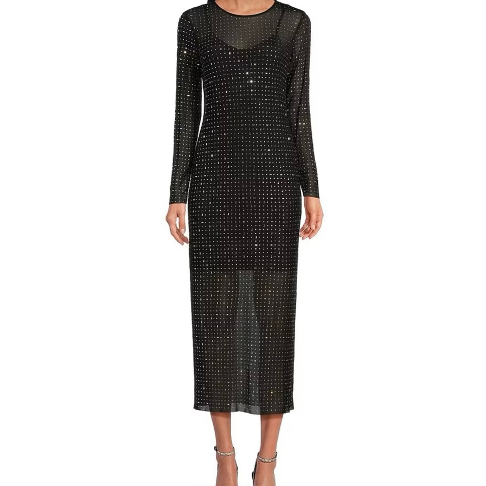 NWT Gianni Bini MESH sparkly overlay (no slip)